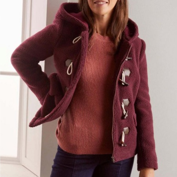 Boden Elgin Borg Jacket, size 4, NWT - Picture 1 of 7